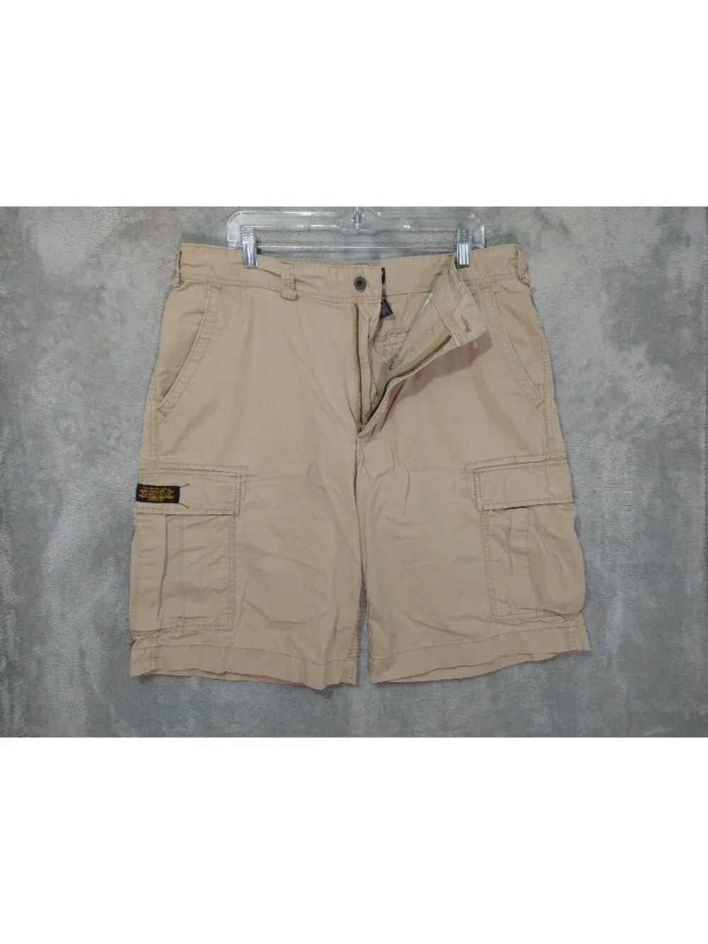 Polo Ralph Lauren Jean Co Shorts Men 36 Beige Cargo Paratrooper Military Utility